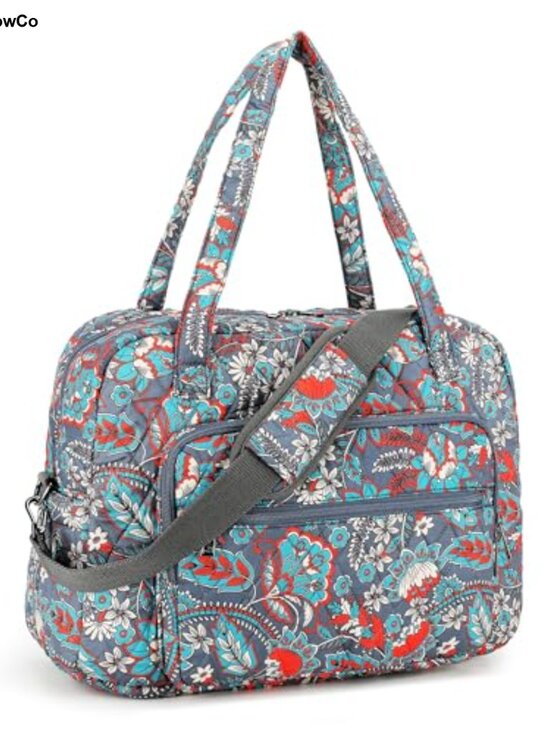 Handbags - Quilted Travel Duffle Bag Weekender Overnight Carry On for Women